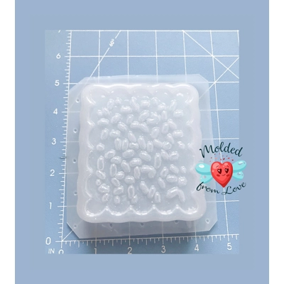 MFL Pop Tart with Sprinkles Soap/ Bath Bomb Handmade Plastic Resin Mold MFL Pop Tart with Sprinkles Soap/ Bath Bomb Handmade Plastic Resin Mold