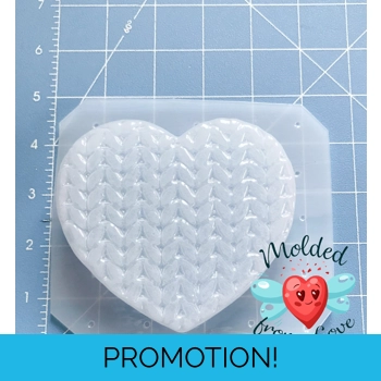 Knitted Heart Soap..