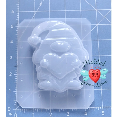Love Gnome Soap Or Bath Bomb Handmade Plastic Resin Mold Love Gnome Soap Or Bath Bomb Handmade Plastic Resin Mold