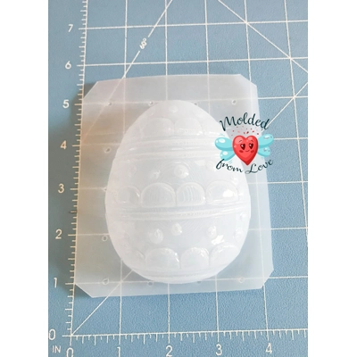 Decorative Easter Egg Soap Or Bath Bomb Handmade Plastic Resin Mold Decorative Easter Egg Soap Or Bath Bomb Handmade Plastic Resin Mold