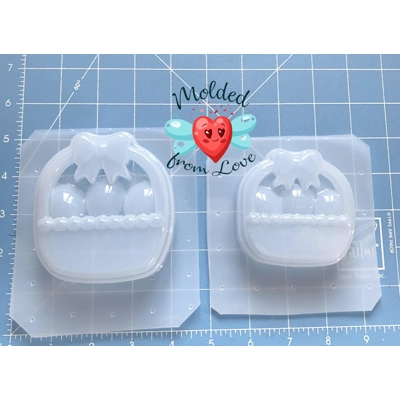 Cute Easter Basket with Eggs Handmade Plastic Mold BathBomb Mold | Plastic Mold | Soap Mold | Chocol Cute Easter Basket with Eggs Handmade Plastic Mold BathBomb Mold | Plastic Mold | Soap Mold | Chocol