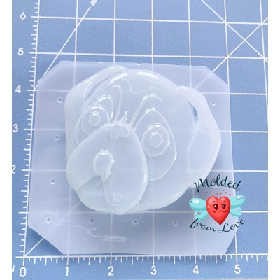 Pug Dog Or Bone Soap Or Bath Bomb Handmade Plastic Resin Mold Pug Dog Or Bone Soap Or Bath Bomb Handmade Plastic Resin Mold