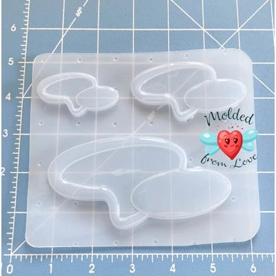 New! 3 cavity Atomic Era Retro boomerang/oval Signage Brooches Handmade Plastic Mold New! 3 cavity Atomic Era Retro boomerang/oval Signage Brooches Handmade Plastic Mold