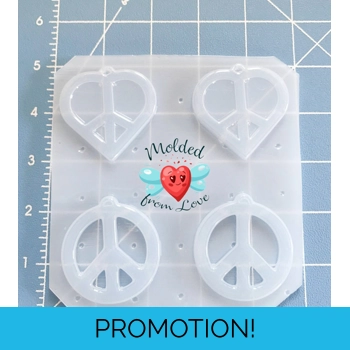 Set of 2 Peace Sig..