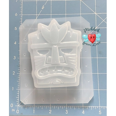Freaky Tiki Soap Or Bath Bomb Handmade Plastic Resin Mold Freaky Tiki Soap Or Bath Bomb Handmade Plastic Resin Mold