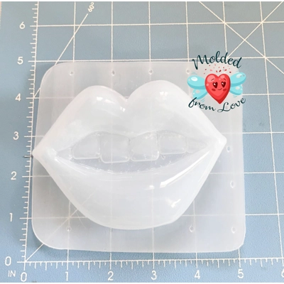 Sexy Lips No Tongue Handmade Plastic Mold BathBomb Mold | Plastic Mold | Soap Mold | Chocolate  Mold