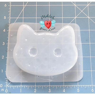 Ice Cream Sandwich Cat Handmade Plastic Mold BathBomb Mold | Plastic Mold | Soap Mold | Chocolate  M