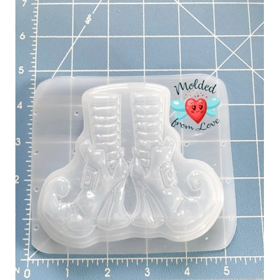Wicked Witch Boots Soap Or Bath Bomb Handmade Plastic Resin Mold Wicked Witch Boots Soap Or Bath Bomb Handmade Plastic Resin Mold