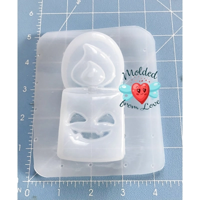 Kawaii Halloween Candle Soap Or Bath Bomb Handmade Plastic Mold Kawaii Halloween Candle Soap Or Bath Bomb Handmade Plastic Mold