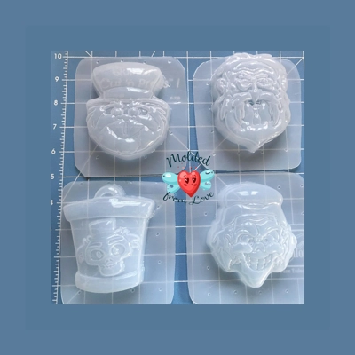 Haunted House Ghosts Handmade Plastic Mold BathBomb Mold | Plastic Mold | Soap Mold | Chocolate Mo Haunted House Ghosts Handmade Plastic Mold BathBomb Mold | Plastic Mold | Soap Mold | Chocolate Mo