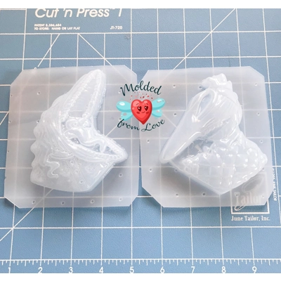 Deformed Ghosts Soap Or Bath Bomb Handmade Plastic Mold Deformed Ghosts Soap Or Bath Bomb Handmade Plastic Mold