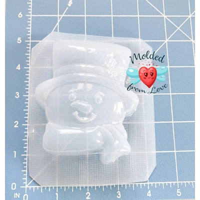 Kawaii Top Hat Snowman Handmade Plastic Mold BathBomb Mold | Plastic Mold | Soap Mold | Chocolate M Kawaii Top Hat Snowman Handmade Plastic Mold BathBomb Mold | Plastic Mold | Soap Mold | Chocolate M