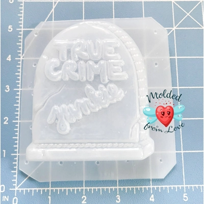 True Crime Headstone Handmade Plastic Mold BathBomb Mold | Plastic Mold | Soap Mold | Chocolate Mol True Crime Headstone Handmade Plastic Mold BathBomb Mold | Plastic Mold | Soap Mold | Chocolate Mol