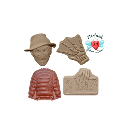 Nightmare Set Soap Or Bath Bomb Handmade Plastic Mold Nightmare Set Soap Or Bath Bomb Handmade Plastic Mold