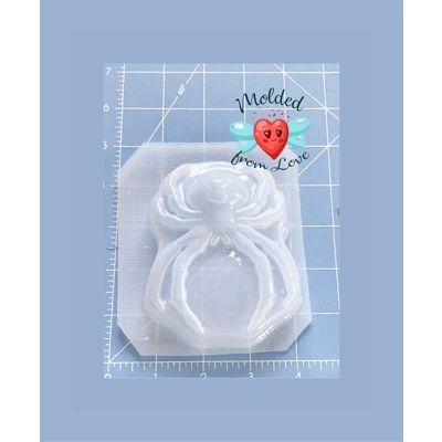 Black Widow Spider Soap Or Bath Bomb Handmade Plastic Resin Mold Black Widow Spider Soap Or Bath Bomb Handmade Plastic Resin Mold