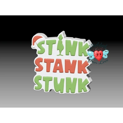 Stink Stunk 2 Soap Or Bath Bomb Handmade Plastic Resin Mold Stink Stunk 2 Soap Or Bath Bomb Handmade Plastic Resin Mold