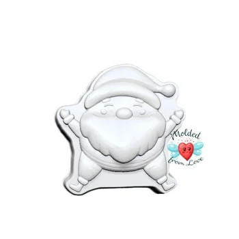 Joyful Santa Handm..