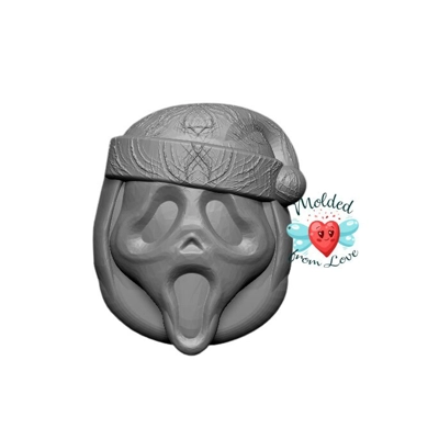 SLAYING Through The Snow Ghost Handmade Plastic Mold BathBomb Mold | Plastic Mold | Soap Mold | Choc SLAYING Through The Snow Ghost Handmade Plastic Mold BathBomb Mold | Plastic Mold | Soap Mold | Choc
