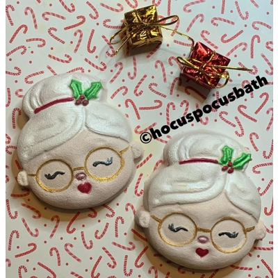 Mrs. Santa Handmade Plastic Mold BathBomb Mold | Plastic Mold | Soap Mold | Chocolate Mold | Candle Mrs. Santa Handmade Plastic Mold BathBomb Mold | Plastic Mold | Soap Mold | Chocolate Mold | Candle