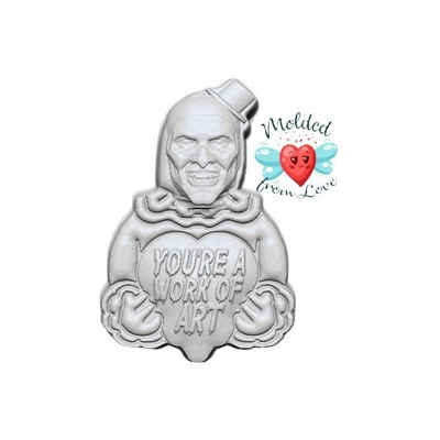 HORROR MOVIE Valentine Work Of ART Soap Or Bath Bomb Handmade Plastic Resin Mold HORROR MOVIE Valentine Work Of ART Soap Or Bath Bomb Handmade Plastic Resin Mold