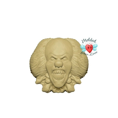Original Scary Clown 2 Handmade Plastic Mold BathBomb Mold | Plastic Mold | Soap Mold | Chocolate M Original Scary Clown 2 Handmade Plastic Mold BathBomb Mold | Plastic Mold | Soap Mold | Chocolate M