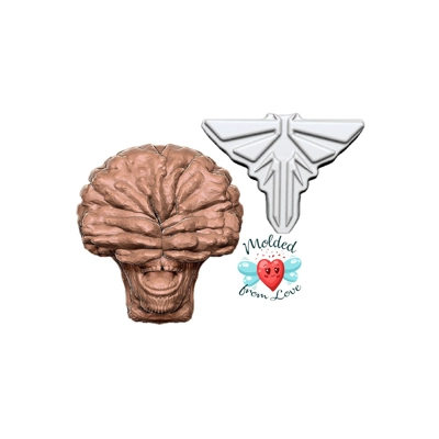 Fungus Zombie Soap Or Bath Bomb Handmade Plastic Resin Mold Fungus Zombie Soap Or Bath Bomb Handmade Plastic Resin Mold