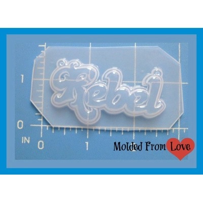 REBEL Layered Flexible Plastic Handmade Resin Mold REBEL Layered Flexible Plastic Handmade Resin Mold