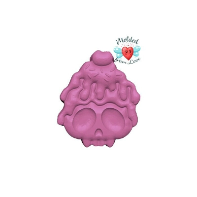 Frosted Sprinkled Kawaii Skull Handmade Plastic Mold BathBomb Mold | Plastic Mold | Soap Mold | Cho Frosted Sprinkled Kawaii Skull Handmade Plastic Mold BathBomb Mold | Plastic Mold | Soap Mold | Cho