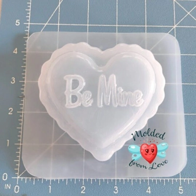 Be Mine Ruffled Heart Handmade Plastic Mold, Soap mold, Bathbomb mold, Bath bomb mold, Chocolate mol Be Mine Ruffled Heart Handmade Plastic Mold, Soap mold, Bathbomb mold, Bath bomb mold, Chocolate mol