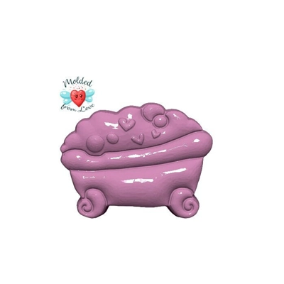 Love Bathtub Handmade Plastic Mold BathBomb Mold | Plastic Mold | Soap Mold | Chocolate  Mold | Cand