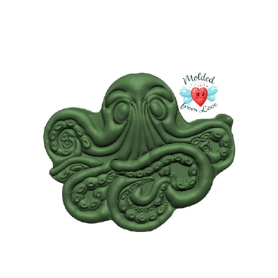 Kawaii Kraken Soap Or Bath Bomb Handmade Plastic Resin Mold Kawaii Kraken Soap Or Bath Bomb Handmade Plastic Resin Mold