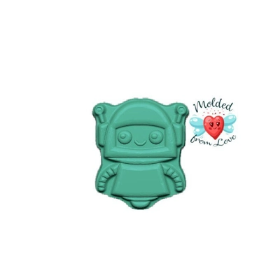 Kawaii Little Robot Handmade Plastic Mold BathBomb Mold | Plastic Mold | Soap Mold | Chocolate Mold Kawaii Little Robot Handmade Plastic Mold BathBomb Mold | Plastic Mold | Soap Mold | Chocolate Mold