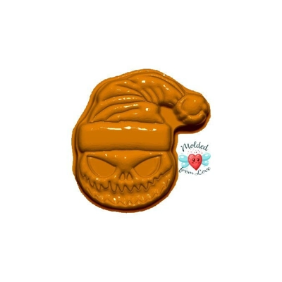 Spooky Christmas Pumpkin Santa Soap Or Bath Bomb choclates wax plaster Handmade Plastic Mold Spooky Christmas Pumpkin Santa Soap Or Bath Bomb choclates wax plaster Handmade Plastic Mold