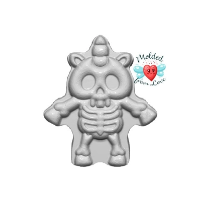 Kawaii Skelecorn Handmade Plastic Mold BathBomb Mold | Plastic Mold | Soap Mold | Chocolate Mold | Kawaii Skelecorn Handmade Plastic Mold BathBomb Mold | Plastic Mold | Soap Mold | Chocolate Mold |