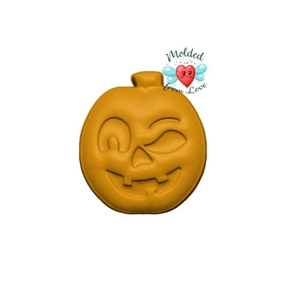 Retro Winking Jack O' Lantern Handmade Plastic Mold BathBomb Mold | Plastic Mold | Soap Mold | Choco Retro Winking Jack O' Lantern Handmade Plastic Mold BathBomb Mold | Plastic Mold | Soap Mold | Choco