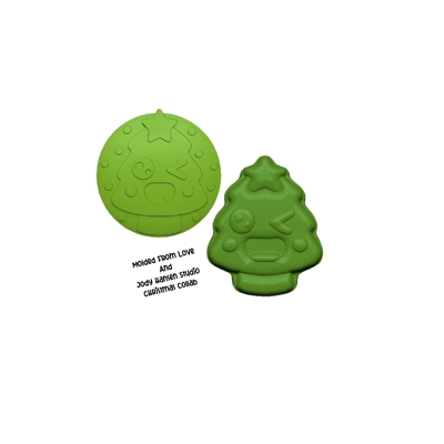JHS Christmas Tree Emoji Soap/ BathBomb/Chocolate/Wax Handmade Plastic Mold/Plaster Mold/Clay Mold/ JHS Christmas Tree Emoji Soap/ BathBomb/Chocolate/Wax Handmade Plastic Mold/Plaster Mold/Clay Mold/