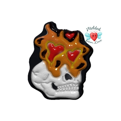 Flaming LOVE Valentine Soap Or Bath Bomb Handmade Plastic Mold,bathbomb, Chocolate mold, Plaster mo Flaming LOVE Valentine Soap Or Bath Bomb Handmade Plastic Mold,bathbomb, Chocolate mold, Plaster mo