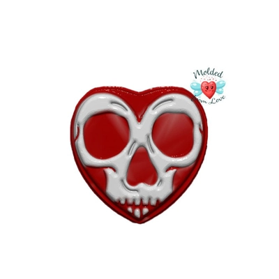 Heart Skull Valentine Soap Or Bath Bomb Handmade Plastic Mold,bathbomb, Chocolate mold, Plaster mol Heart Skull Valentine Soap Or Bath Bomb Handmade Plastic Mold,bathbomb, Chocolate mold, Plaster mol