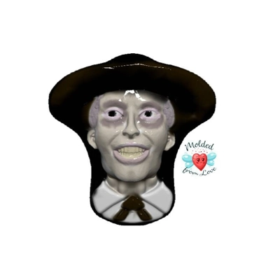Creepy Reverend  Handmade Plastic Mold BathBomb Mold | Plastic Mold | Soap Mold | Chocolate  Mold |