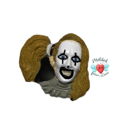 Creepy Terrifying Pale Clown Girl Handmade Plastic Mold BathBomb Mold | Plastic Mold | Soap Mold | C Creepy Terrifying Pale Clown Girl Handmade Plastic Mold BathBomb Mold | Plastic Mold | Soap Mold | C