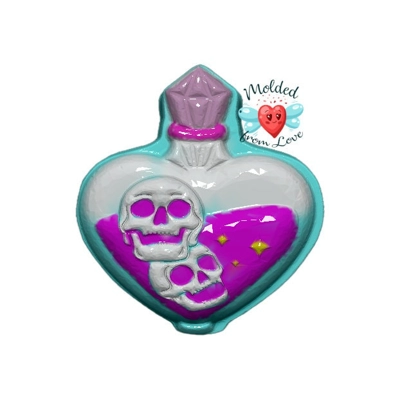 Killer Love Potion Valentine Soap Or Bath Bomb Handmade Plastic Mold,bathbomb, Chocolate mold, Plas Killer Love Potion Valentine Soap Or Bath Bomb Handmade Plastic Mold,bathbomb, Chocolate mold, Plas