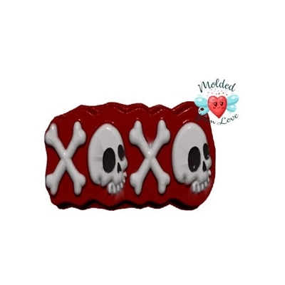 Skull XOXO Valentine Soap Or Bath Bomb Handmade Plastic Mold,bathbomb, Chocolate mold, Plaster mold Skull XOXO Valentine Soap Or Bath Bomb Handmade Plastic Mold,bathbomb, Chocolate mold, Plaster mold