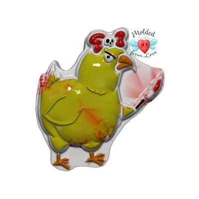 Psycho Easter Chick Soap Or Bath Bomb Handmade Plastic Resin Mold Psycho Easter Chick Soap Or Bath Bomb Handmade Plastic Resin Mold