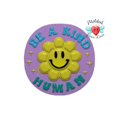 Be A Kind Human Soap Or Bath Bomb Handmade Plastic Mold/chocolate mold/wax mold/plaster mold/ clay m Be A Kind Human Soap Or Bath Bomb Handmade Plastic Mold/chocolate mold/wax mold/plaster mold/ clay m