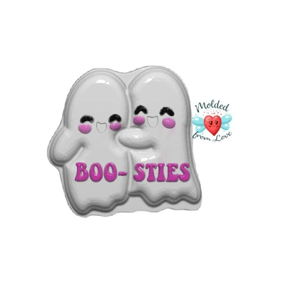 Boo-Sties Soap Or Bath Bomb Handmade Plastic Mold/chocolate mold/wax mold/plaster mold/ clay mold