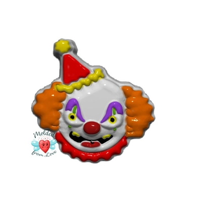 Crazy Clown Soap Or Bath Bomb Handmade Plastic Resin Mold