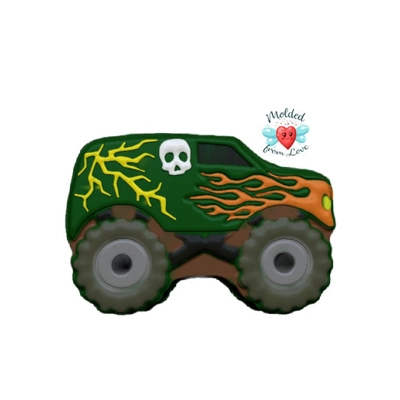 Cool Monster Truck Handmade Plastic Mold Bathbomb mold, resin mold, chocolate mold, plaster mold, cl Cool Monster Truck Handmade Plastic Mold Bathbomb mold, resin mold, chocolate mold, plaster mold, cl