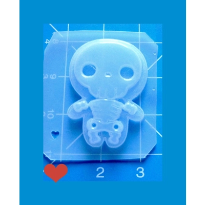 MFL Kawaii Layered Skeleton Boy Handmade Plastic Resin Mold MFL Kawaii Layered Skeleton Boy Handmade Plastic Resin Mold