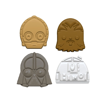 Retro Space Characters Soap/ Bath Bomb Handmade Plastic Mold