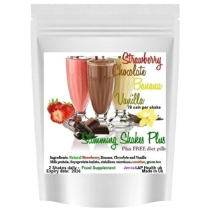 Complete Slim Plan Diet JUICE Shakes Plus Free Berry Capsules